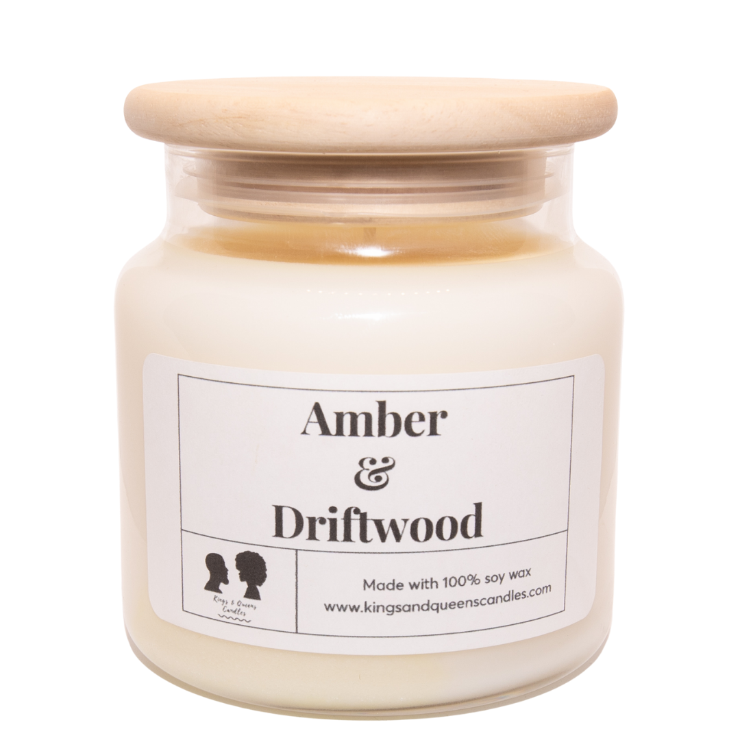Amber & Driftwood - Kings and Queens Candles